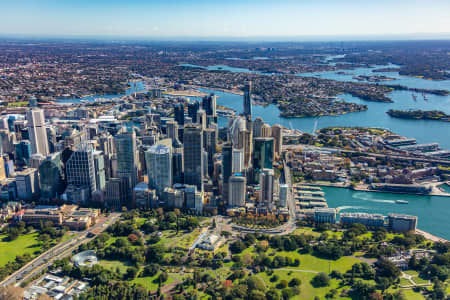 Aerial Image of SYDNEY CBD BUILDINGS