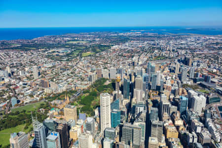 Aerial Image of SYDNEY CBD BUILDINGS