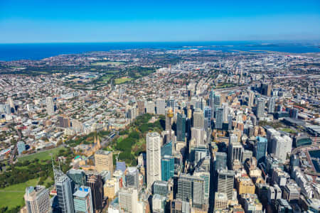 Aerial Image of SYDNEY CBD BUILDINGS