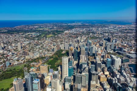 Aerial Image of SYDNEY CBD BUILDINGS