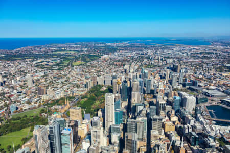 Aerial Image of SYDNEY CBD BUILDINGS