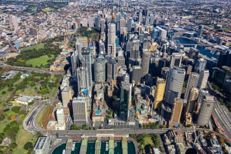 Aerial Image of SYDNEY CBD BUILDINGS