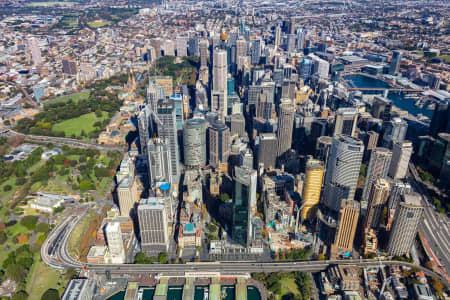 Aerial Image of SYDNEY CBD BUILDINGS