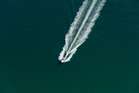 Aerial Image of BOAT ON SYDNEY HARBOUR