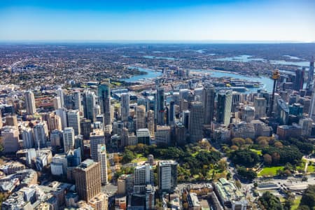 Aerial Image of SYDNEY CBD BUILDINGS