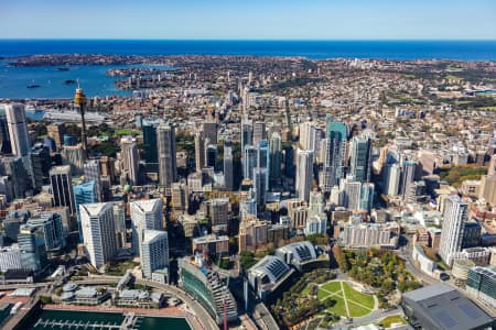 Aerial Image of SYDNEY CBD BUILDINGS