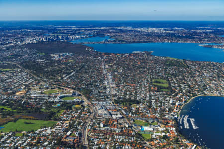 Aerial Image of CLAREMONT