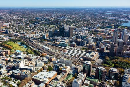 Aerial Image of CENTRAL STATION SYDNEY