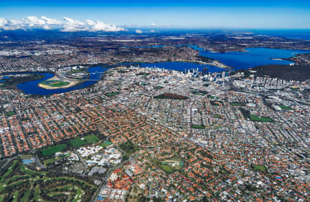 Aerial Image of NORTH PERTH