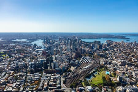Aerial Image of CHIPPENDALE TO SYDNEY CBD