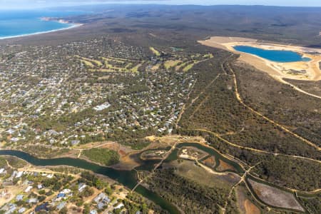 Aerial Image of ANGLESEA