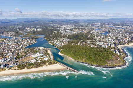 Aerial Image of BURLEIGH HEADS