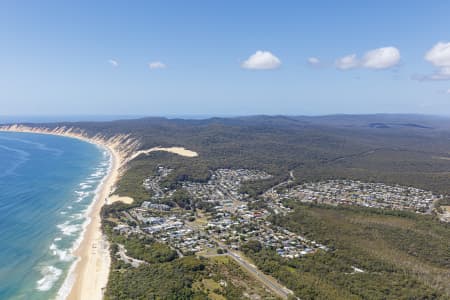 Aerial Image of RAINBOW BEACH