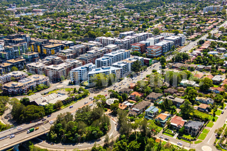 Aerial Image of Ryde Apartments