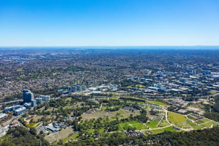 Aerial Image of NORTH RYDE AND MACQUARIE PARK