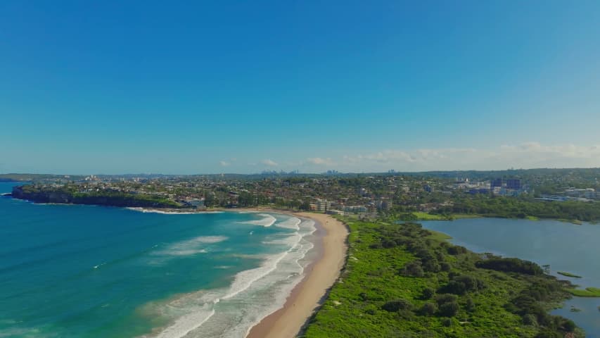 Aerial Image of NORTH CURL CURL TO DEE WHY