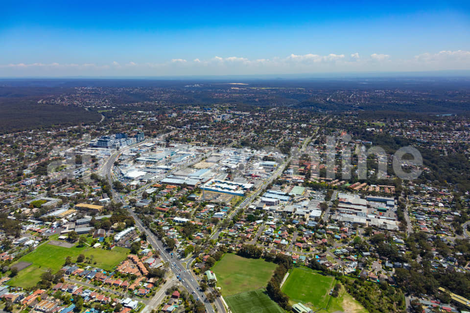 Aerial Image of Kirrawee Commercial and Industrial Area
