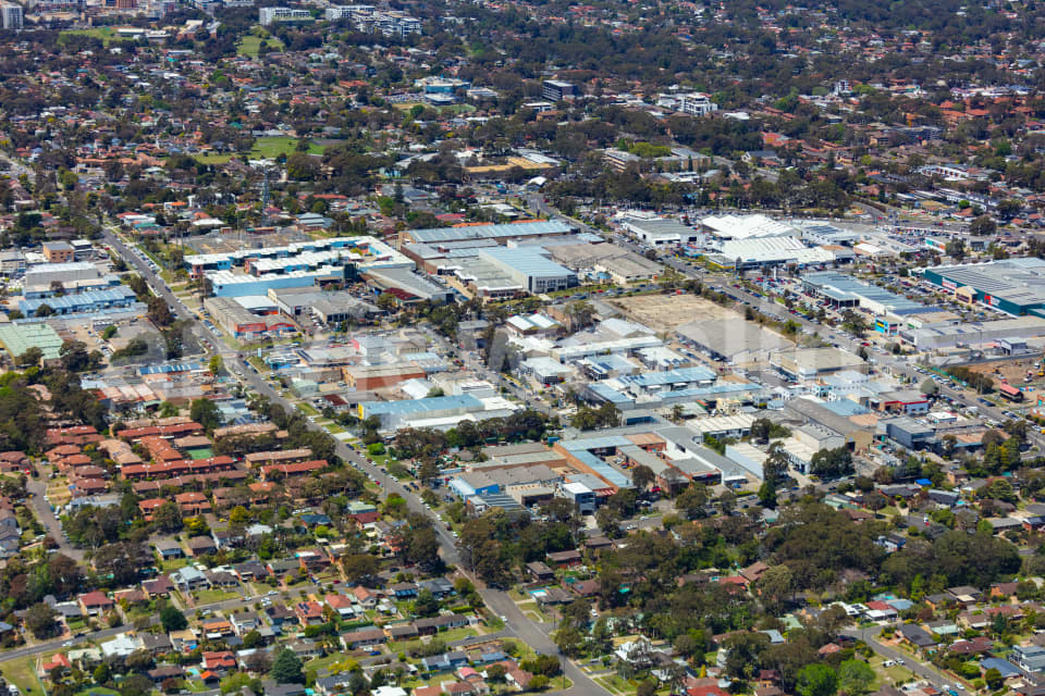 Aerial Image of Kirrawee Commercial and Industrial Area