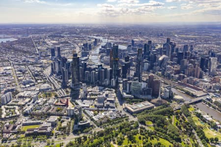 Aerial Image of SOUTHBANK MELBOURNE