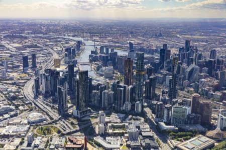 Aerial Image of SOUTHBANK MELBOURNE