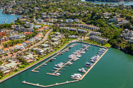 Aerial Image of PULPIT POINT MARINA