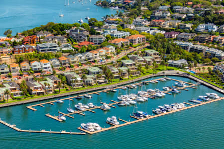 Aerial Image of PULPIT POINT MARINA