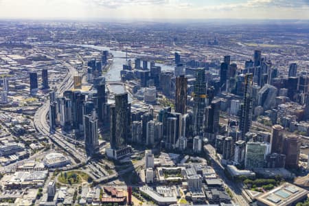 Aerial Image of SOUTHBANK MELBOURNE