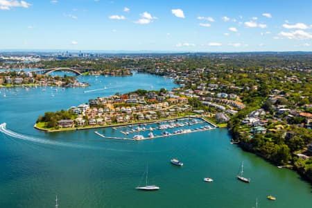 Aerial Image of PULPIT POINT MARINA
