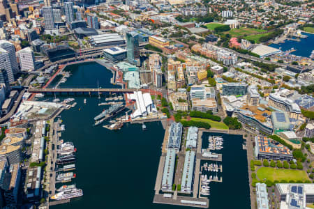 Aerial Image of AUSTRALIAN NATIONAL MARITIME MUSEUM