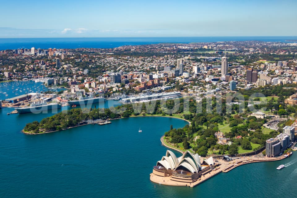 Aerial Image of Opera House to Potts Point