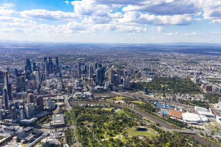 Aerial Image of SOUTHBANK MELBOURNE