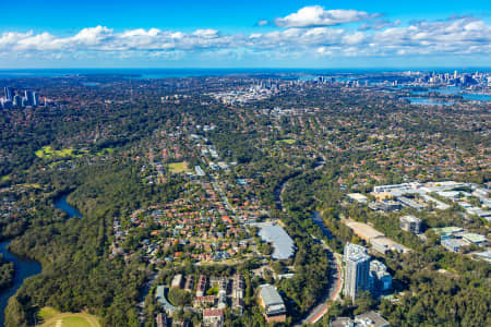 Aerial Image of LANE COVE WEST