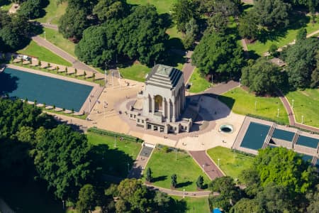 Aerial Image of ANZAC MEMORIAL HYDE PARK SYDNEY