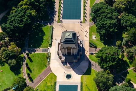 Aerial Image of ANZAC MEMORIAL HYDE PARK SYDNEY