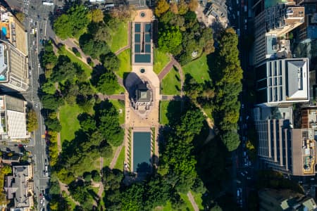 Aerial Image of ANZAC MEMORIAL HYDE PARK SYDNEY