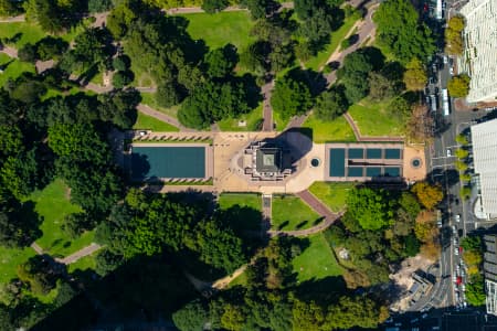 Aerial Image of ANZAC MEMORIAL HYDE PARK SYDNEY
