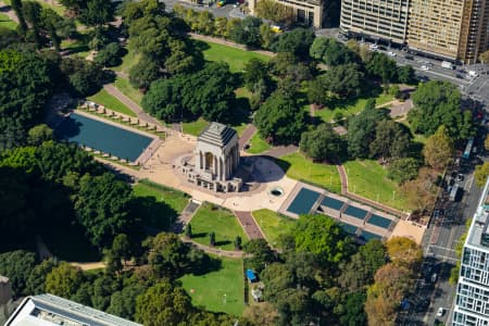 Aerial Image of ANZAC MEMORIAL HYDE PARK SYDNEY