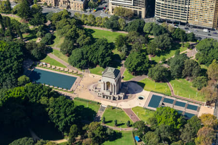 Aerial Image of ANZAC MEMORIAL HYDE PARK SYDNEY