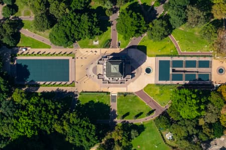 Aerial Image of ANZAC MEMORIAL HYDE PARK SYDNEY