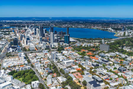 Aerial Image of WEST PERTH