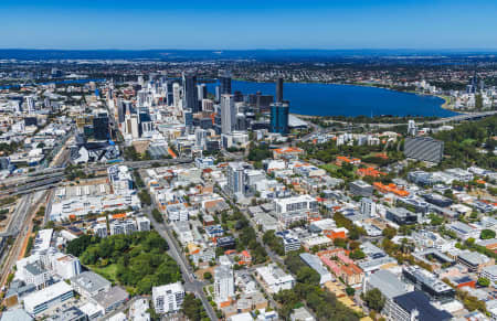 Aerial Image of WEST PERTH