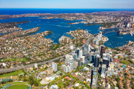 Aerial Image of NORTH SYDNEY CBD