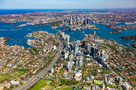 Aerial Image of NORTH SYDNEY CBD
