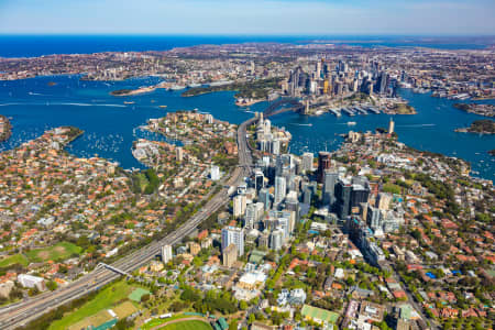 Aerial Image of NORTH SYDNEY CBD