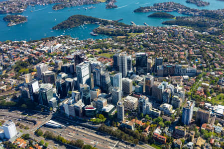 Aerial Image of NORTH SYDNEY CBD