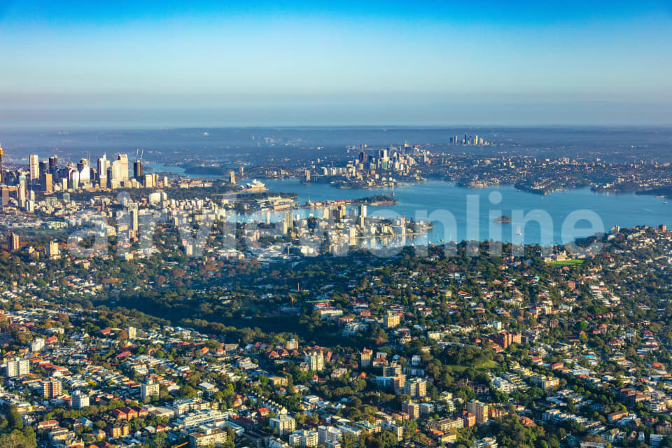 Aerial Image of Bellevue Hill Early Morning