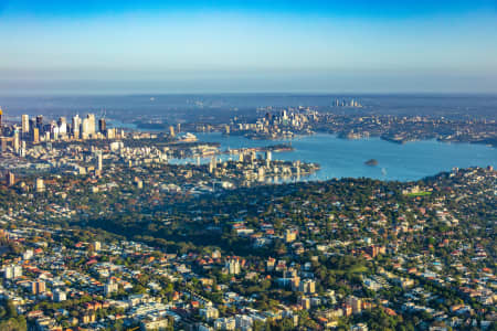 Aerial Image of BELLEVUE HILL EARLY MORNING