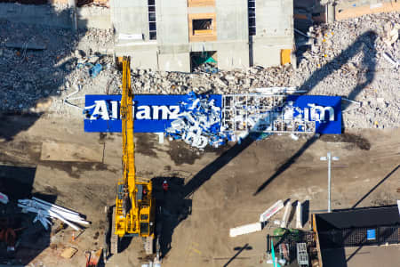 Aerial Image of ALLIANZ STADIUM DEMOLITION MOORE PARK