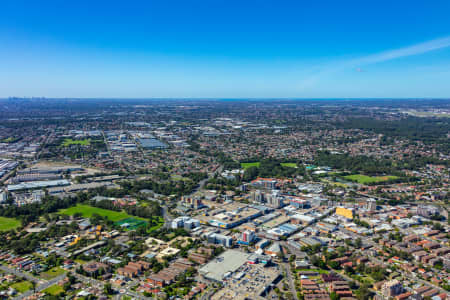 Aerial Image of FAIRFIELD CBD AND TRAIN STATION