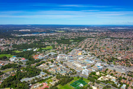 Aerial Image of FAIRFIELD CBD AND TRAIN STATION